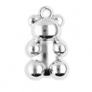 Metaal bedels bear Silver