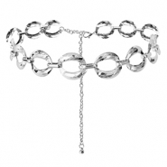 Heupkettingen chunky chain Silver