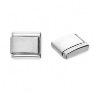 Italian charms losse schakels van Stainless steel Roestvrij staal(RVS) Silver