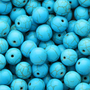 Keramiek kraal 12mm Blue
