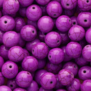 Keramiek kraal 12mm Purple