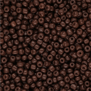 Rocailles 8/0 (3mm) Dark brown