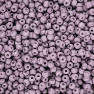Rocailles 8/0 (3mm) Dusty mauve purple