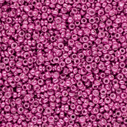 Rocailles 12/0 (2mm) Metallic shine fuchsia pink