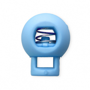 Gekleurde onderdelen koordstopper ball Light blue