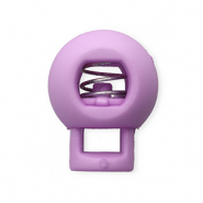 Gekleurde onderdelen koordstopper ball Lilac