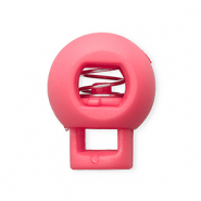 Gekleurde onderdelen koordstopper ball Pink