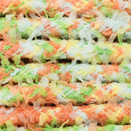 Musthave paracord 9mm Green-coral orange-yellow-white