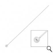 BY31&reg; Benodigdheden van Stainless steel Roestvrij staal (RVS) nietstiften with ball 70mm Silver