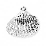 Schelp hanger special cockles Silver