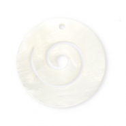 Schelp hanger special spiral White