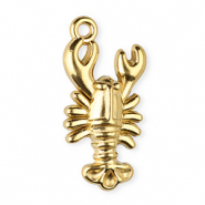 Bedels van Stainless steel Roestvrij staal (RVS) lobster Gold