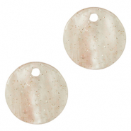 Hangers van resin 12mm Sand beige