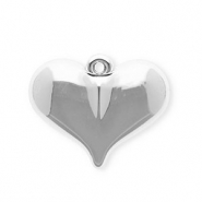 Acryl hangers heart Silver