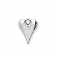 Acryl hangers heart Silver