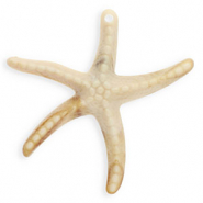 Acryl hangers starfish Beige-brown