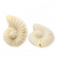 Kralen van acryl shell Beige-brown