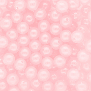 10 mm kralen van DQ&reg; acryl shiny Light pink