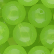 20 mm kralen van DQ&reg; acryl shiny Light green