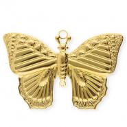 Bedels van Stainless steel Roestvrij staal (RVS) butterfly Gold