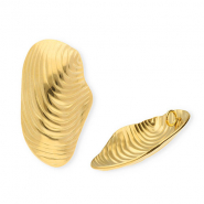 Bedels van Stainless steel Roestvrij staal (RVS) shell Gold