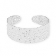 Armbanden van Stainless steel Roestvrij staal (RVS) bangle Silver