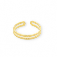 Ringen van Stainless steel Roestvrij staal (RVS) Goud