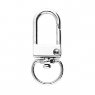 Benodigdheden van Stainless steel Roestvrij staal (RVS) sleutelhanger 32mm Silver