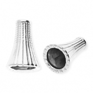 Benodigdheden van Stainless steel Roestvrij staal (RVS) eindkap cone 11mm Silver