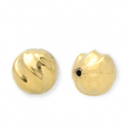 Kralen van stainless steel Roestvrij staal (RVS) 16mm Gold