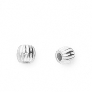 Kralen van stainless steel Roestvrij staal (RVS) 3mm Silver