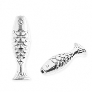 Kralen van stainless steel Roestvrij staal (RVS) fish Silver
