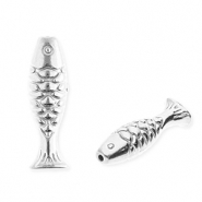 Kralen van stainless steel Roestvrij staal (RVS) fish Silver