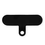 Bevestiging voor telefoonkoord Black