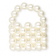 BY31&reg; Statement hangers handbag Off white