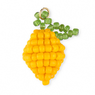 BY31&reg; Bedel van glaskralen lemon Warm yellow-green