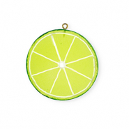 Statement hangers slice of lime Lime green-green-white
