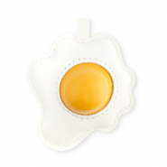 Statement hangers fried egg White-warm yellow