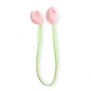 Statement hangers tulip shiny Light green- light pink