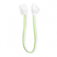 Statement hangers tulip shiny Light green- white