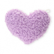 Statement hangers heart Lilac purple
