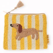 BY31&reg; Etui dachshund Off white-yellow-brown-gold