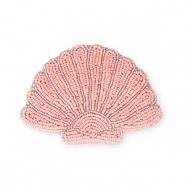 Portemonnee shell Silverlined transparent-salmon pink