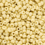 Miyuki 8/0 rocailles Duracoat opaque light lemon ice yellow 8-4451