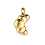 BY31® Bedels van Stainless steel Roestvrij staal (RVS) croissant Gold