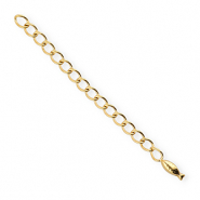 BY31® Benodigdheden van Stainless steel Roestvrij staal (RVS) verlengketting set fish Gold