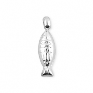 BY31® Bedels van Stainless steel Roestvrij staal (RVS) fish Silver