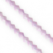 Top bicone facet kralen 6mm Lilac-AB coating
