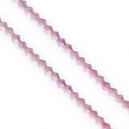 Top bicone facet kralen 4mm Lilac-AB coating