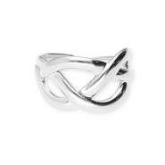 Ringen van Stainless steel Roestvrij staal (RVS) Silver